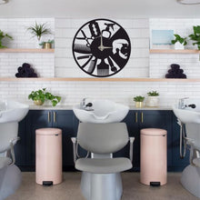 Görseli Galeri görüntüleyiciye yükleyin, Kuaförüm Metal Duvar Saati