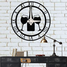 Görseli Galeri görüntüleyiciye yükleyin, Şarp Şişesi Metal Duvar Saati