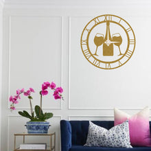 Görseli Galeri görüntüleyiciye yükleyin, Şarp Şişesi Metal Duvar Saati