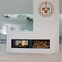 Görseli Galeri görüntüleyiciye yükleyin, Şarp Şişesi Metal Duvar Saati