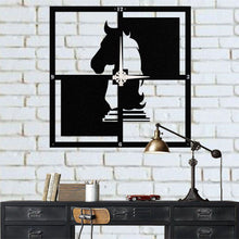 Görseli Galeri görüntüleyiciye yükleyin, Satranç Metal Duvar Saati