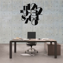 Görseli Galeri görüntüleyiciye yükleyin, Rakamlı Metal Duvar Saati