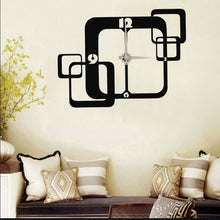 Görseli Galeri görüntüleyiciye yükleyin, Kareler Metal Duvar Saati