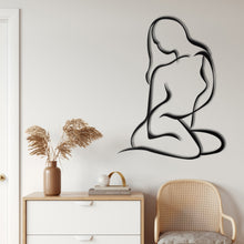 Görseli Galeri görüntüleyiciye yükleyin, Güzel Kadın Metal Duvar Dekoru