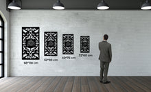 Görseli Galeri görüntüleyiciye yükleyin, Besmele Çerçeve Metal Duvar Dekoru