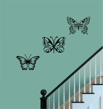 Görseli Galeri görüntüleyiciye yükleyin, Kelebekler Metal Duvar Dekoru