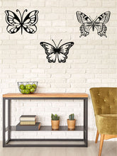 Görseli Galeri görüntüleyiciye yükleyin, Kelebekler Metal Duvar Dekoru