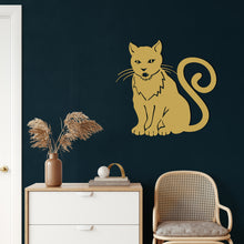 Görseli Galeri görüntüleyiciye yükleyin, Kedi Metal Duvar Dekoru