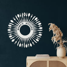 Görseli Galeri görüntüleyiciye yükleyin, Çatal Bıçak Metal Duvar Dekoru