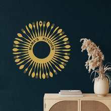 Görseli Galeri görüntüleyiciye yükleyin, Çatal Bıçak Metal Duvar Dekoru