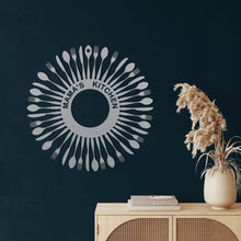 Görseli Galeri görüntüleyiciye yükleyin, Çatal Bıçak Metal Duvar Dekoru