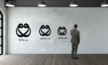 Görseli Galeri görüntüleyiciye yükleyin, Çift Vav Metal Duvar Dekoru