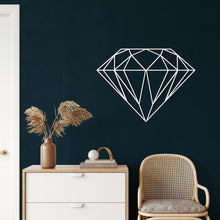 Görseli Galeri görüntüleyiciye yükleyin, Elmas Metal Duvar Dekoru