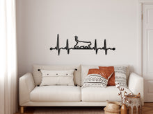 Görseli Galeri görüntüleyiciye yükleyin, EKG Kedi Metal Duvar Dekoru