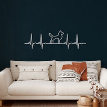 Görseli Galeri görüntüleyiciye yükleyin, EKG Köpek Metal Duvar Dekoru