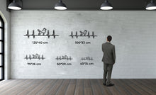 Görseli Galeri görüntüleyiciye yükleyin, EKG Köpek Metal Duvar Dekoru