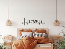 Görseli Galeri görüntüleyiciye yükleyin, EKG Aşk Metal Duvar Dekoru