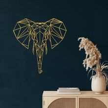 Görseli Galeri görüntüleyiciye yükleyin, Fil Kafası Metal Duvar Dekoru