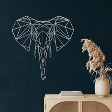 Görseli Galeri görüntüleyiciye yükleyin, Fil Kafası Metal Duvar Dekoru