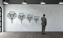 Görseli Galeri görüntüleyiciye yükleyin, Fil Kafası Metal Duvar Dekoru