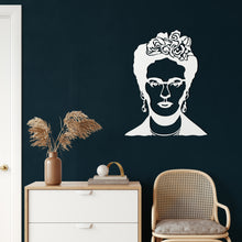 Görseli Galeri görüntüleyiciye yükleyin, Frida Kahlo Metal Duvar Dekoru