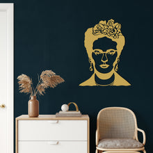 Görseli Galeri görüntüleyiciye yükleyin, Frida Kahlo Metal Duvar Dekoru