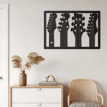 Görseli Galeri görüntüleyiciye yükleyin, Gitarlar Metal Duvar Dekoru