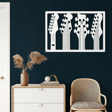 Görseli Galeri görüntüleyiciye yükleyin, Gitarlar Metal Duvar Dekoru