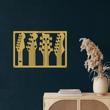 Görseli Galeri görüntüleyiciye yükleyin, Gitarlar Metal Duvar Dekoru