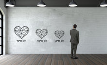 Görseli Galeri görüntüleyiciye yükleyin, Kalp Metal Duvar Dekoru