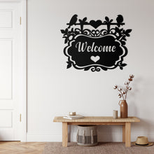 Görseli Galeri görüntüleyiciye yükleyin, Hoşgeldiniz Metal Duvar Dekoru