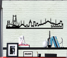 Görseli Galeri görüntüleyiciye yükleyin, İstanbul Metal Duvar Dekoru