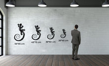 Görseli Galeri görüntüleyiciye yükleyin, Kertenkele Metal Duvar Dekoru