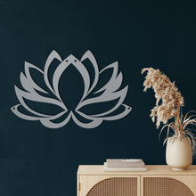 Görseli Galeri görüntüleyiciye yükleyin, Lotus Çiçeği Metal Duvar Dekoru