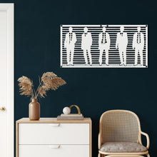 Görseli Galeri görüntüleyiciye yükleyin, Modacı Adamlar Metal Duvar Dekoru