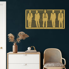 Görseli Galeri görüntüleyiciye yükleyin, Modacı Adamlar Metal Duvar Dekoru