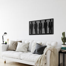 Görseli Galeri görüntüleyiciye yükleyin, Modacı Adamlar Metal Duvar Dekoru