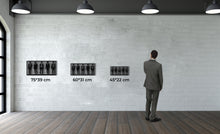 Görseli Galeri görüntüleyiciye yükleyin, Modacı Adamlar Metal Duvar Dekoru