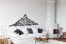 Görseli Galeri görüntüleyiciye yükleyin, Dağ Metal Duvar Dekoru