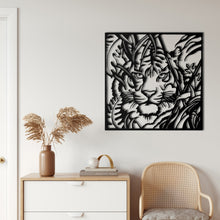 Görseli Galeri görüntüleyiciye yükleyin, Kaplan Metal Duvar Dekoru