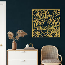 Görseli Galeri görüntüleyiciye yükleyin, Kaplan Metal Duvar Dekoru