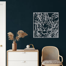 Görseli Galeri görüntüleyiciye yükleyin, Kaplan Metal Duvar Dekoru