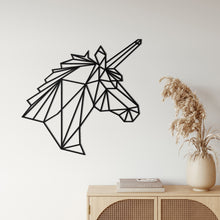 Görseli Galeri görüntüleyiciye yükleyin, Tek Boynuzlu At Metal Duvar Dekoru