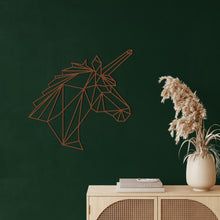 Görseli Galeri görüntüleyiciye yükleyin, Tek Boynuzlu At Metal Duvar Dekoru