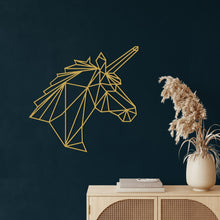 Görseli Galeri görüntüleyiciye yükleyin, Tek Boynuzlu At Metal Duvar Dekoru