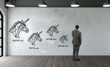 Görseli Galeri görüntüleyiciye yükleyin, Tek Boynuzlu At Metal Duvar Dekoru