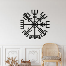 Görseli Galeri görüntüleyiciye yükleyin, Vegvisir Metal Duvar Dekoru