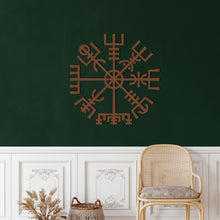 Görseli Galeri görüntüleyiciye yükleyin, Vegvisir Metal Duvar Dekoru