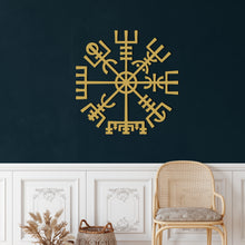Görseli Galeri görüntüleyiciye yükleyin, Vegvisir Metal Duvar Dekoru