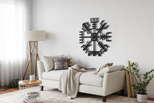 Görseli Galeri görüntüleyiciye yükleyin, Vegvisir Metal Duvar Dekoru